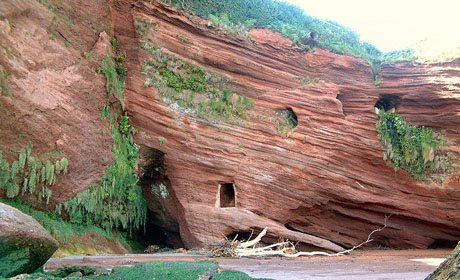 Permian Dawlish Cliffs